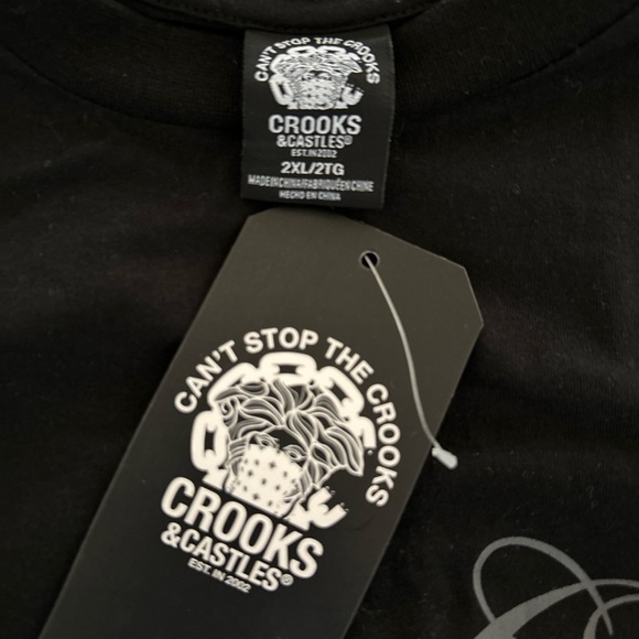 NWT Crooks & Castles The Monolithic Empire Tee - Picture 3 of 4